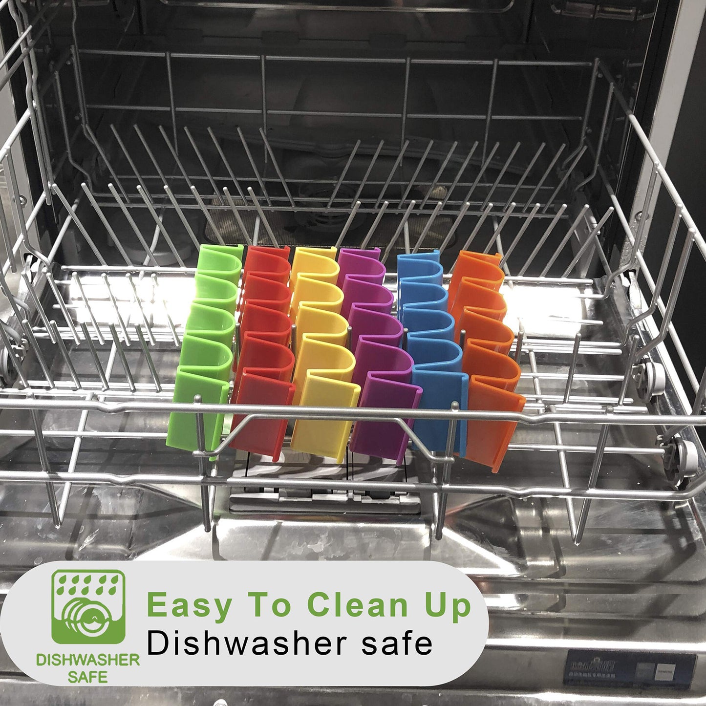 1-6 Pack Multicolor Taco Holder Stands - BPA-Free PP Plastic Wave Design, Holds 4 Tacos Each, Dishwasher Safe, Durable Space-Saving Taco Shells Holder for Party and Home Use