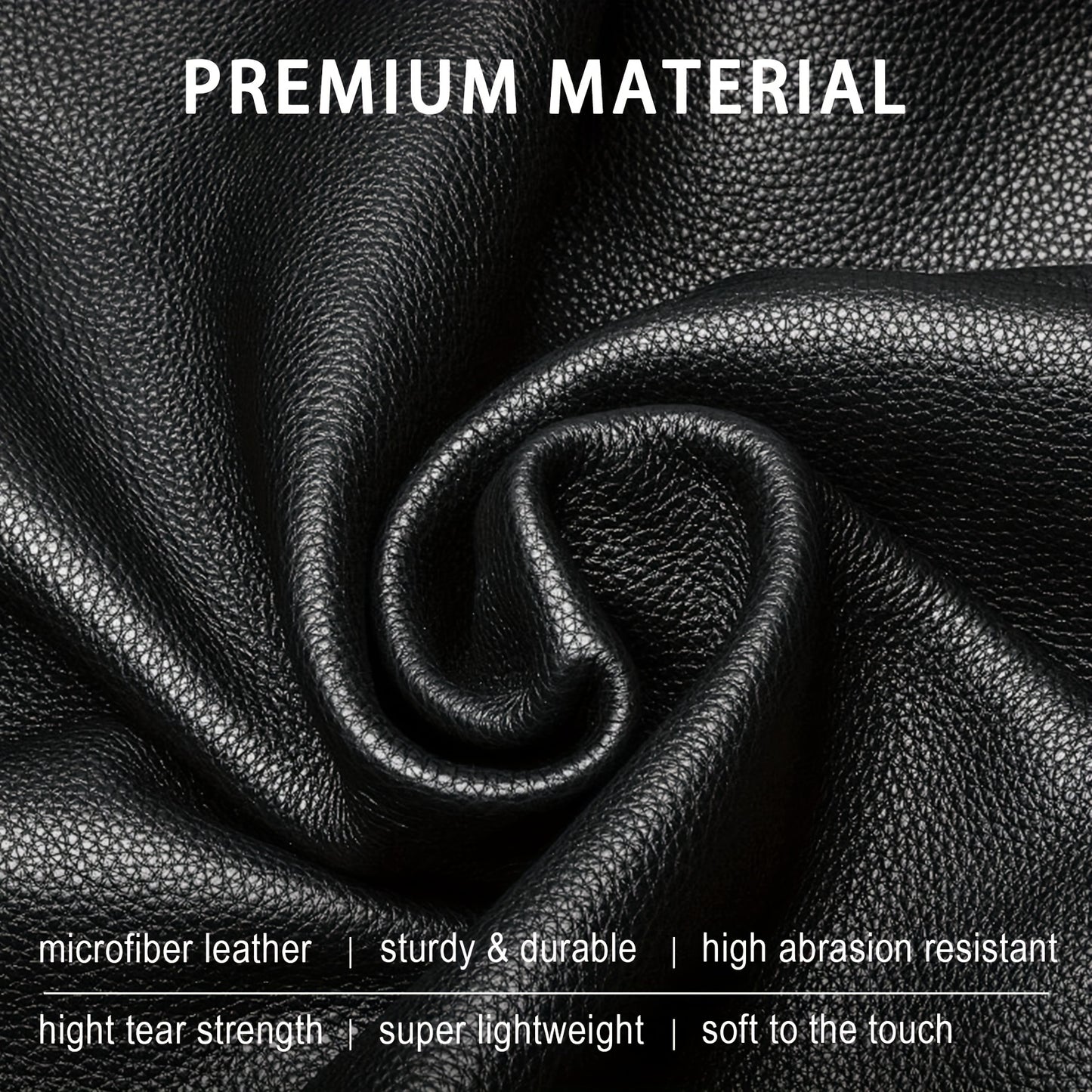 Classic Style Synthetic Leather Mini Checkbook Cover – Durable and Slim Design with Duplicate Check Divider – 7''x 3.7'' Checkbook Holder