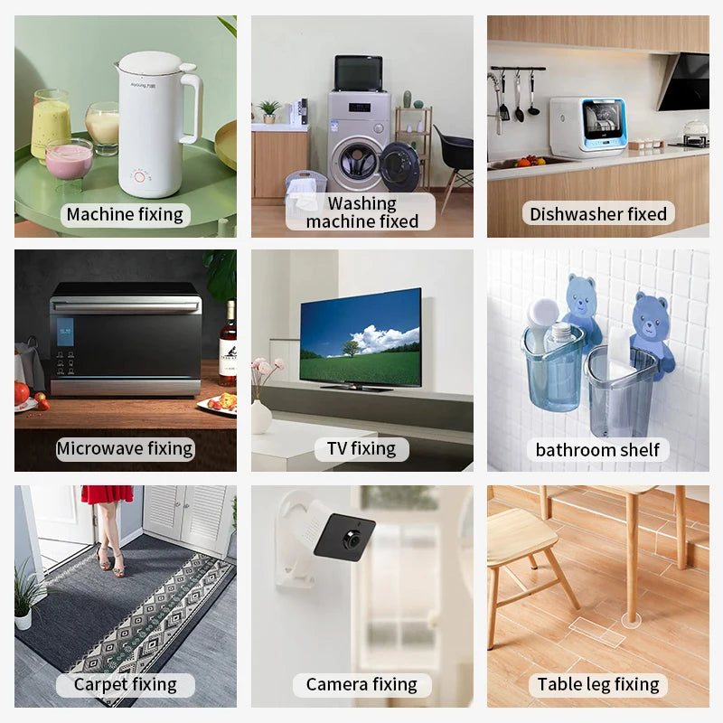 Strong Viscosity Double-Sided Nano Tape - Removable, Waterproof, No-Trace, Reusable Self-Adhesive, Washable Transparent Tape