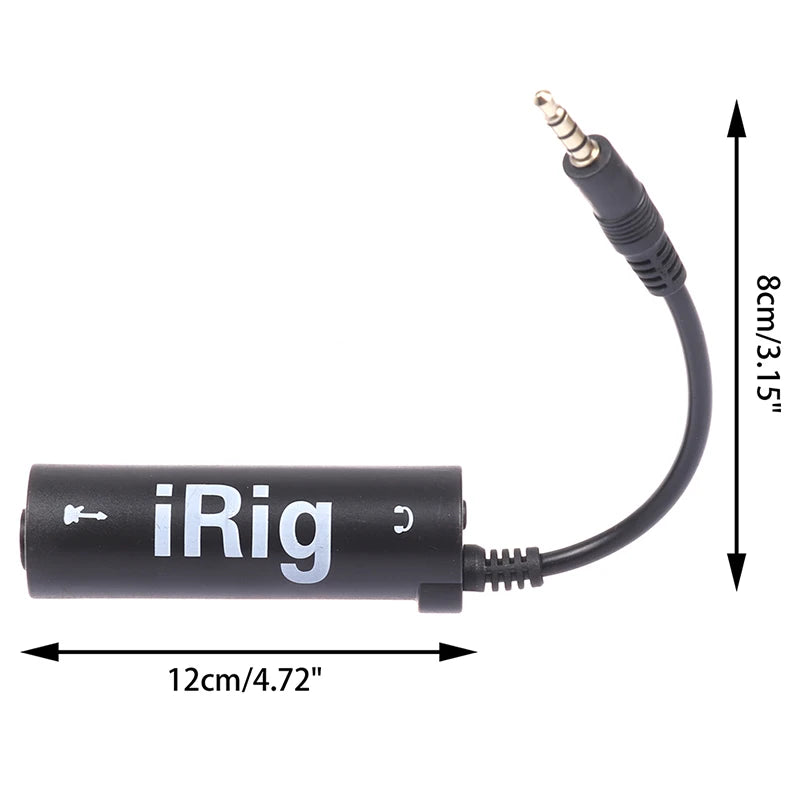 iRig Hot Guitar Interface Converter - Replacement Guitar Audio Interface for Phone, Tuner, Line Converter