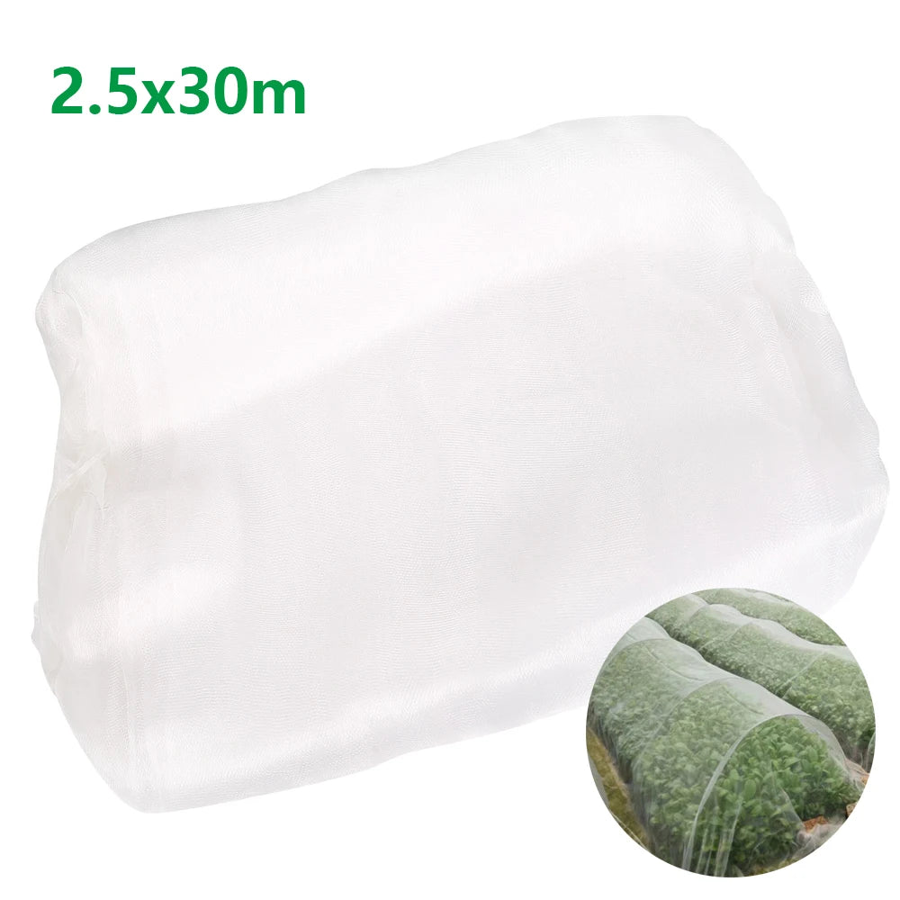 Garden Insect Protection Net – 60 Mesh Pest Control Cover for Plants, Vegetables, Fruits, Flowers & Greenhouse, Anti-Bird Protective Net