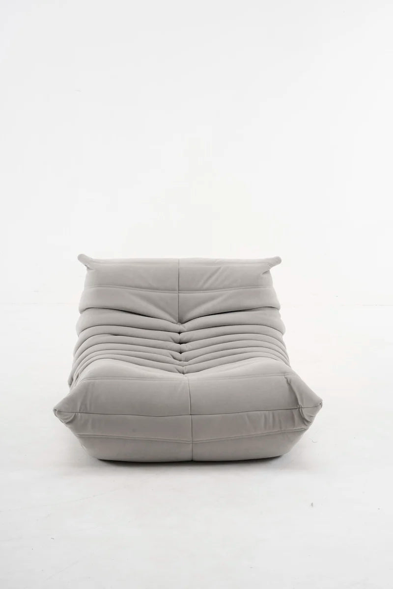 Caterpillar Togo Single Sofa – Tatami-Style Leisure Chair for Living Room or Bedroom, Reading & Relaxing Seat