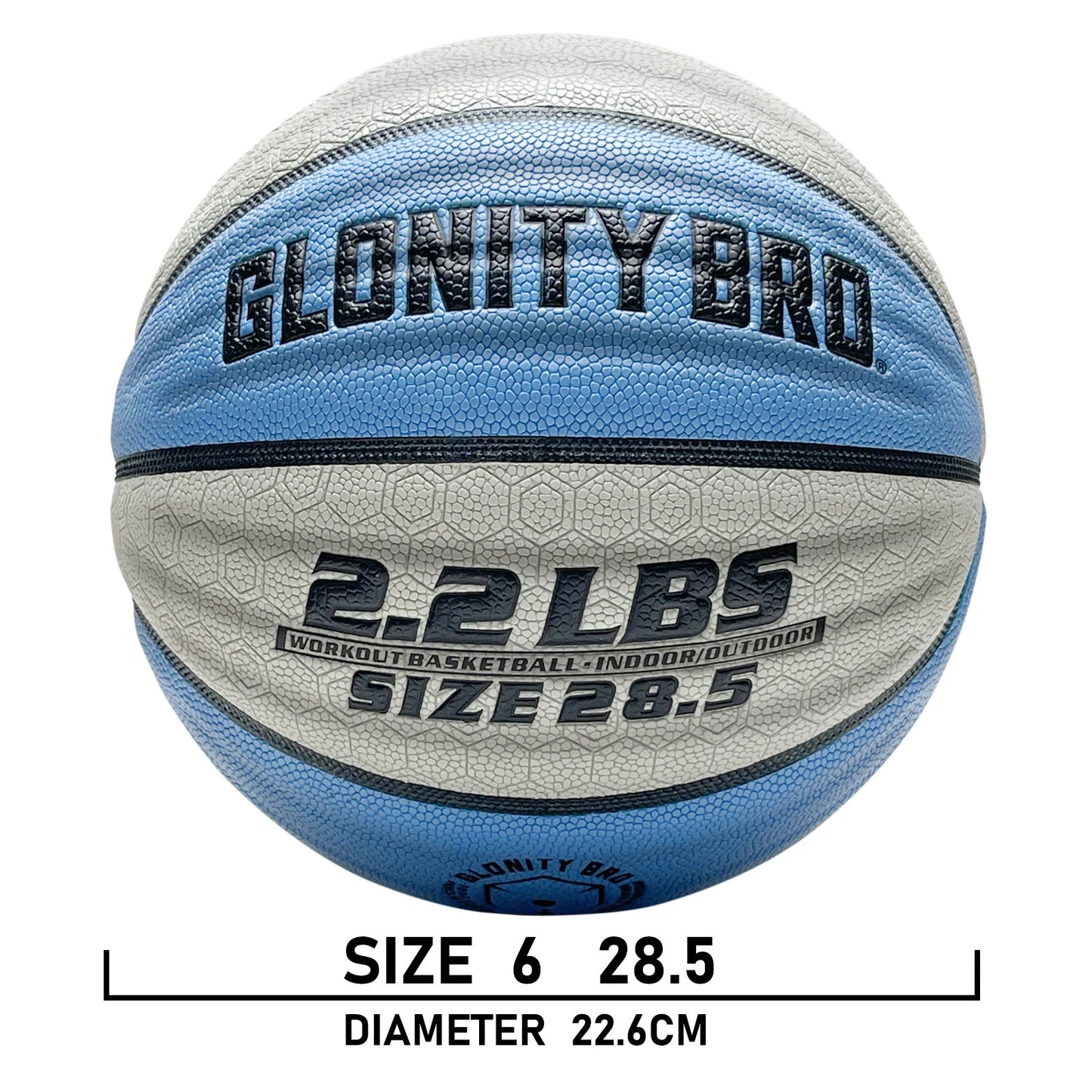 Heavy Weighted Basketball 28.5"/29.5" – Non-Slip Training Ball for Dribbling, Passing & Rebounding