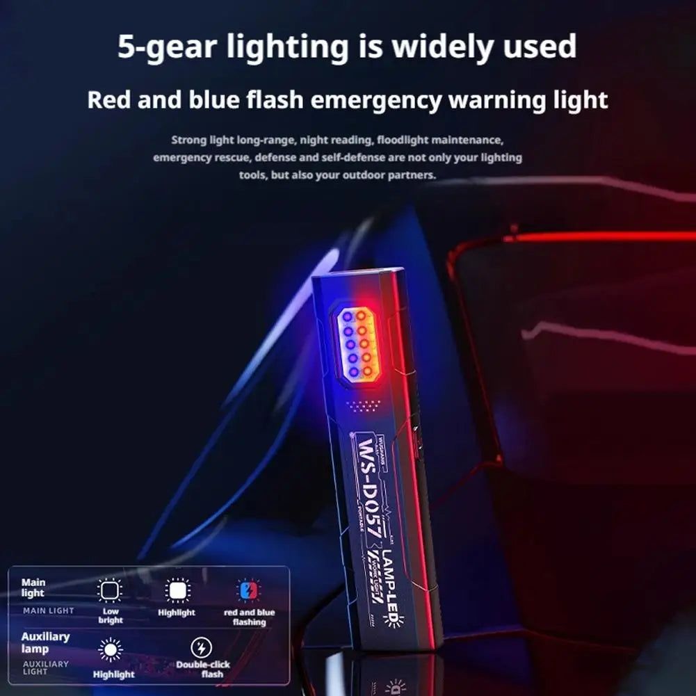 550Lm Outdoor LED Flashlight – Portable Mini Torch with 5 Modes, Pocket Lantern & Work Light