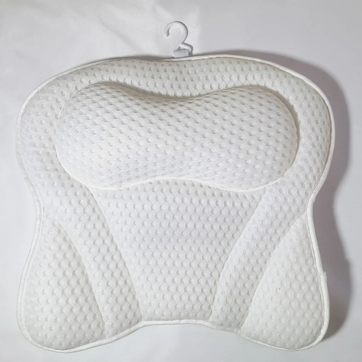 Luxury Bath Pillow for Bathtub – Neck & Back Support Headrest with Soft 4D Mesh