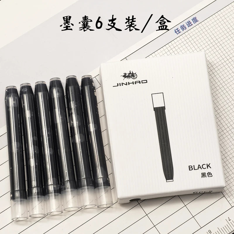 JINHAO 10 Metal Pearl Blue Fountain Pen – EF/F Nib, Pattern Design | Ink Pens for School, Office & Gifts