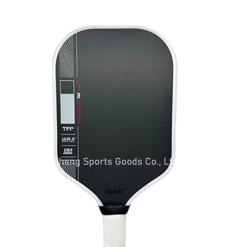 2025 Perseus4 Pro BEN JOHNS TFP Carbon Fiber Pickleball Paddle – 14/16mm Foam Core GEN4