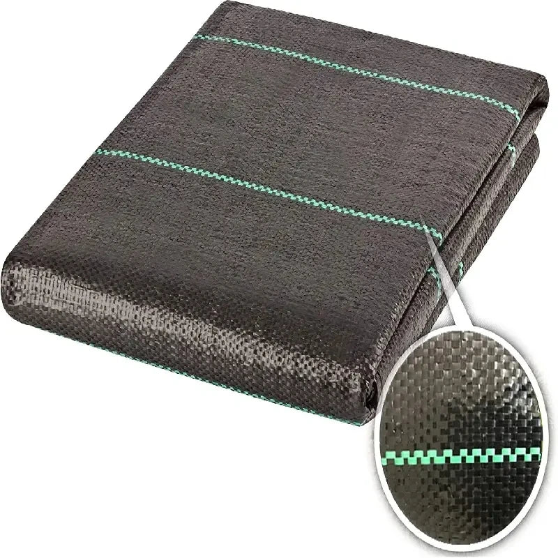 Heavy Duty Weed Barrier Fabric: Woven Control for Outdoor Rubber Floor Mats, Non-Slip Weed Block Ground Cover