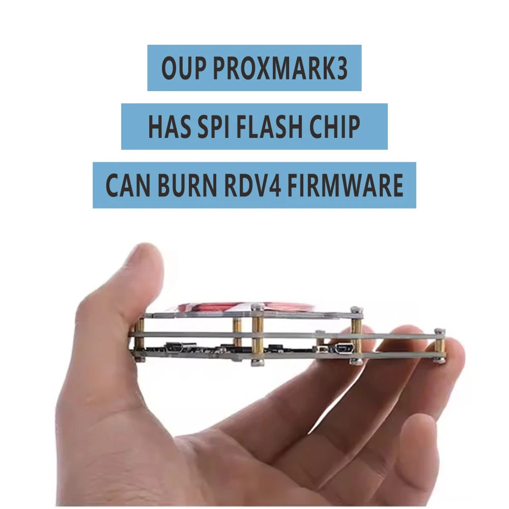 Proxmark3 512M RFID Card Reader & Copier Kit – IC/ID Key Programmer, UID S50 Decoding & Duplicator with SPI Flash Chip