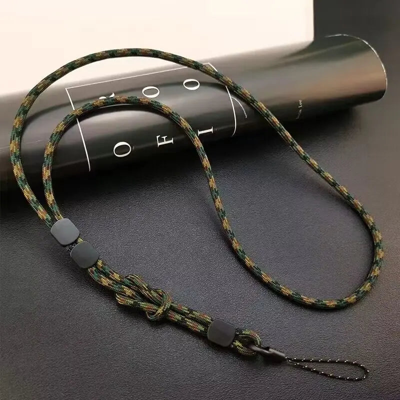 Long Neck Hanging Chain Hand-woven Mobile Phone Lanyard Strong and Length Adjustable Dual-use Lanyard Phone Anti-lost Pendant