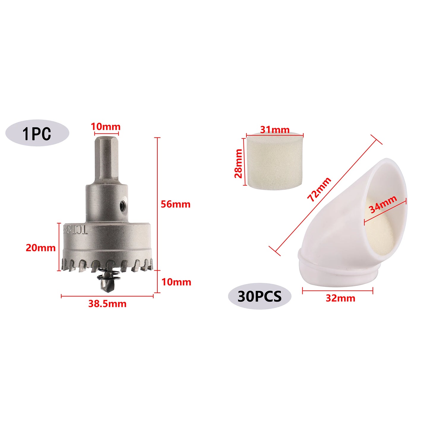 Hydroponic Lita Planting System — Soilless Fruit & Vegetable Garden with Alloy Multi-Tooth Drill