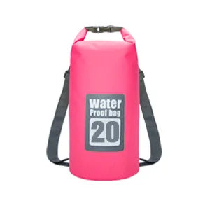 Outdoor PVC Waterproof Dry Bag – 5L/10L/15L/20L/30L Storage Sack for Canoe, Kayak, Rafting, Swimming & Travel