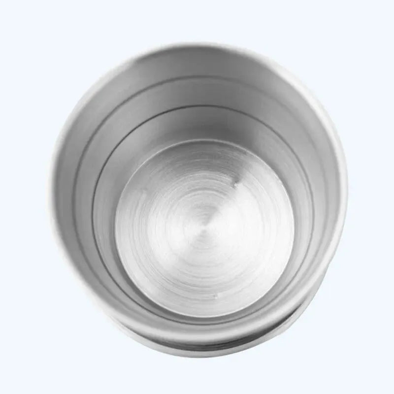 Portable Stainless Steel Telescopic Cups - Folding Drink Cups for Outdoor Camping and Travel