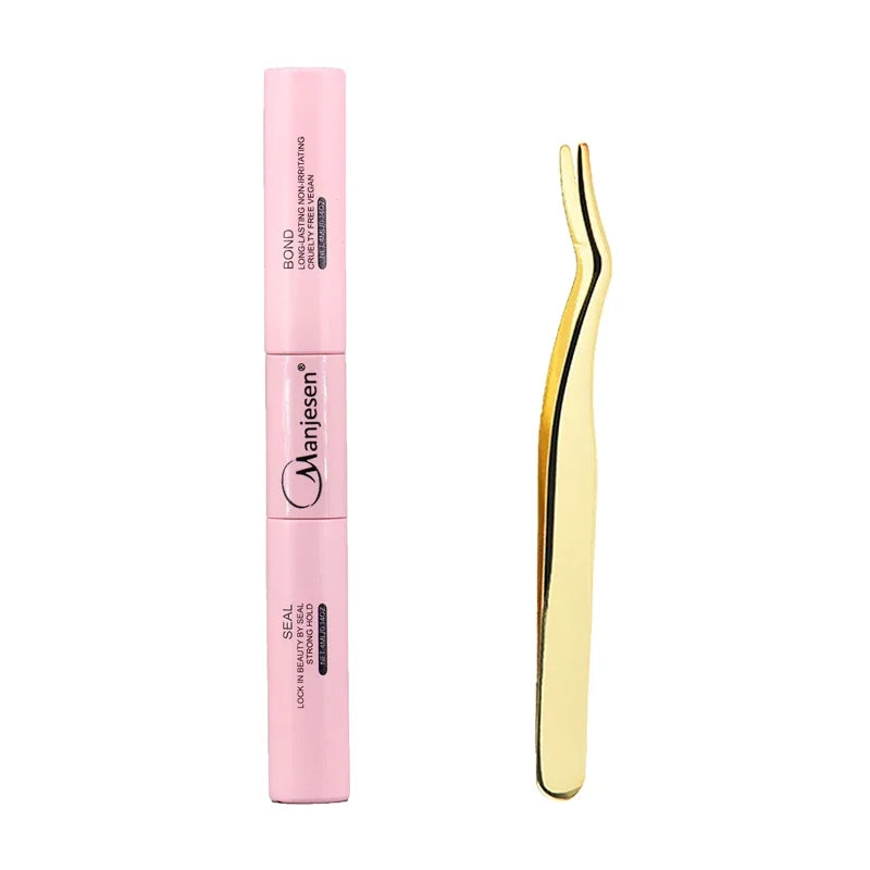 DIY Lash Extension Kit – Bond & Seal, Remover, Tweezers, Individual Lashes, Clusters & Makeup Tools