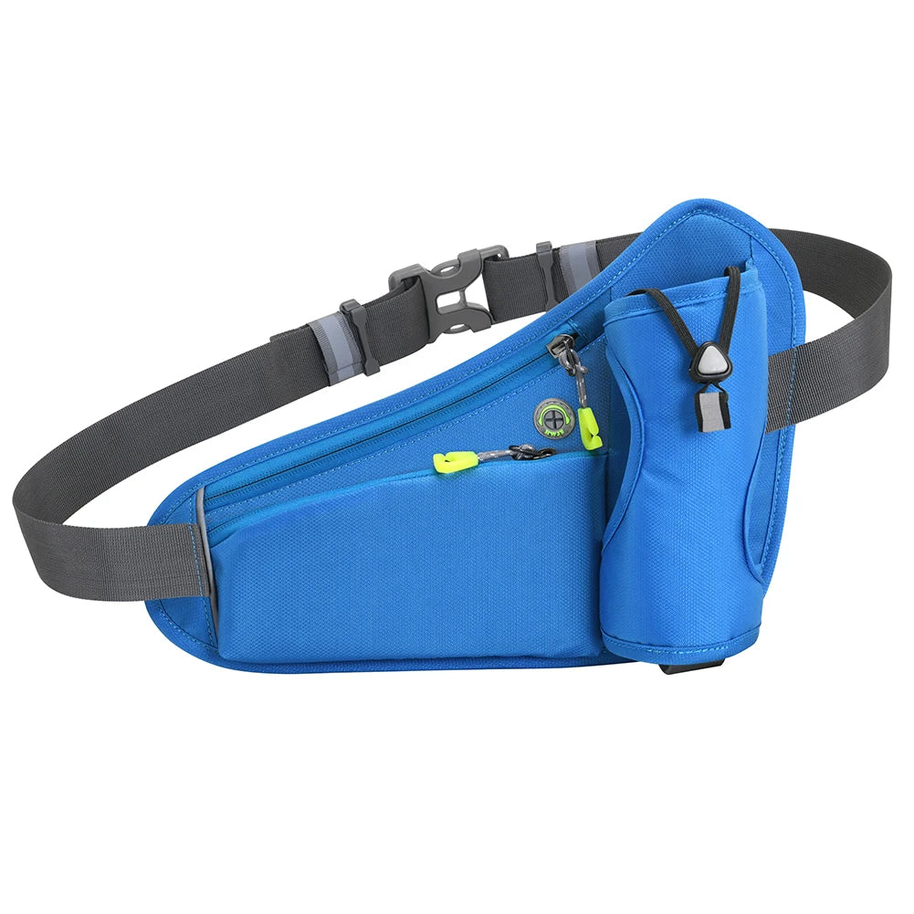 Running Waist Bag with Water Bottle Holder – Hydration Fanny Pack for Men & Women, Gym, Jogging, and Cycling