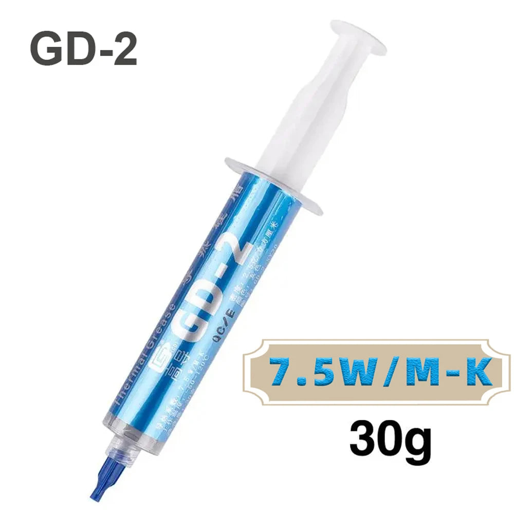 GD900/GD-2 Thermal Conductive Grease – Silicone Heatsink Paste 7g/15g/30g for PC, CPU, GPU, LED & VGA Cooling