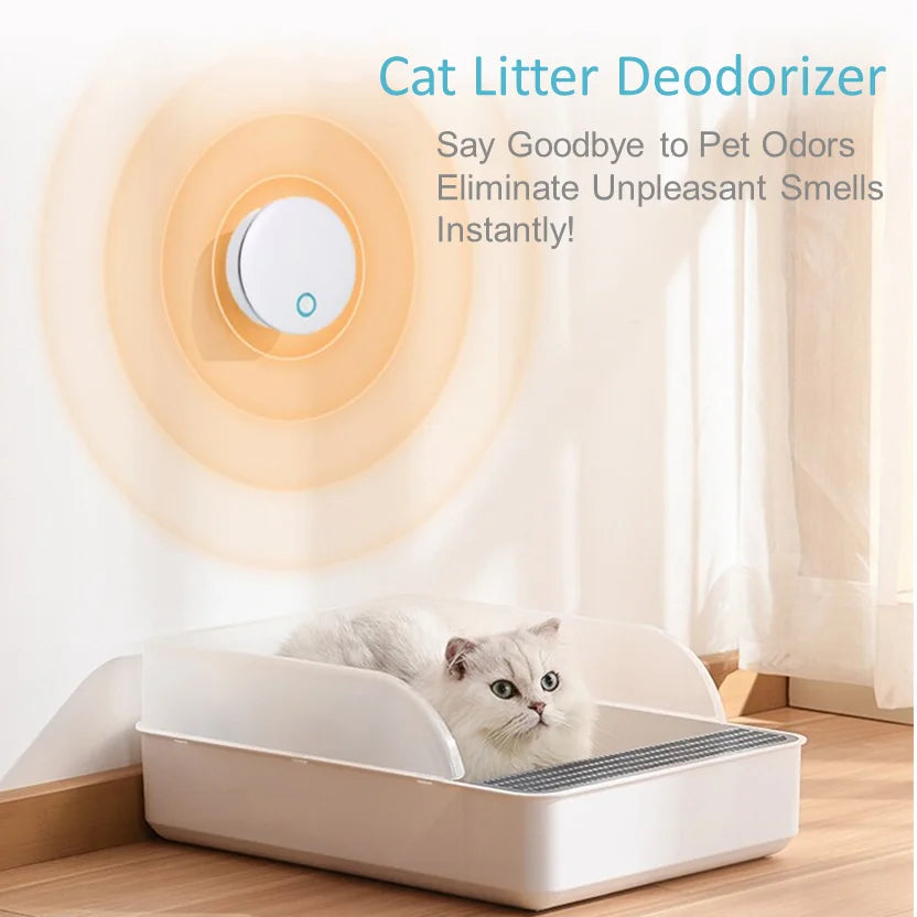 Portable Air Purifier – USB Rechargeable Negative Ion & Ozone Generator, Removes Odors and Pet Smells
