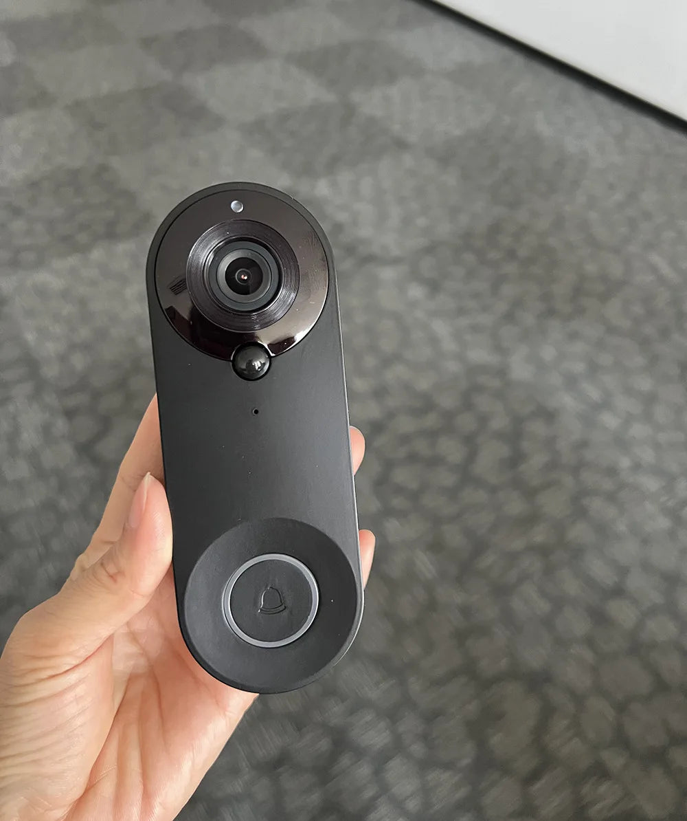 1080P Wireless Video Doorbell — WiFi Smart Doorbell with Tuya, Night Vision, Motion Detection & Two-Way Intercom for Home