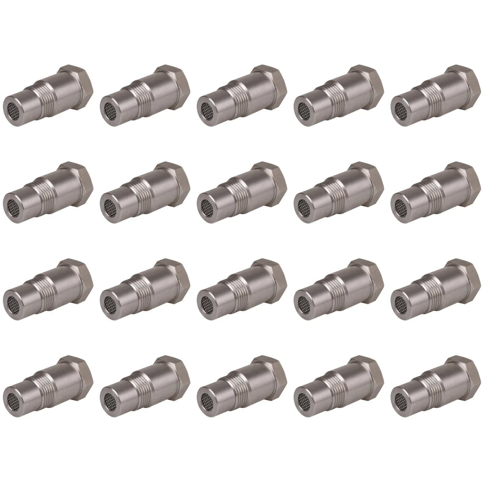 Car CEL Fix Adapter β 1-20pcs Stainless Steel Oxygen O2 Sensor Eliminator, M18X1.5 Check Engine Light Replacement Accessory