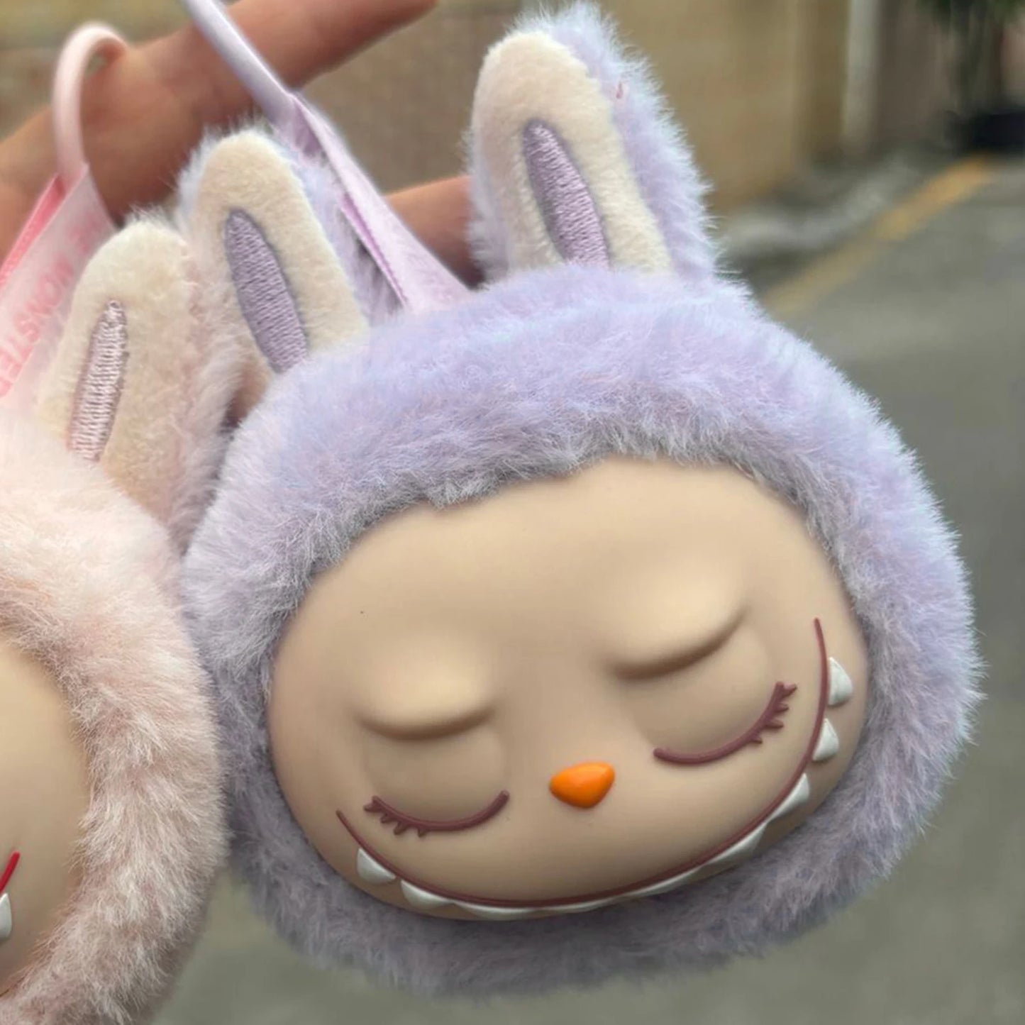 Labubu 2nd Gen Multi-Color Cute Doll Head Plush Toy — Backpack Pendant Keychain Anime Gift Box