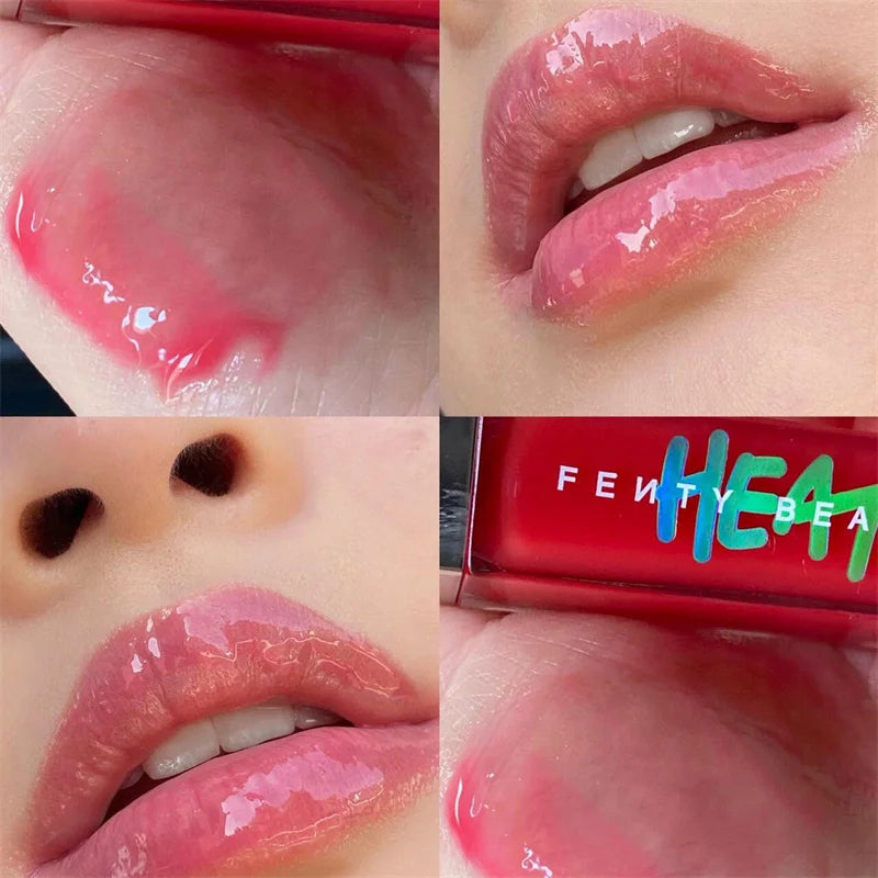Fenty Beauty Lip Glaze – Moisturizing Glitter Lip Plumper Liquid Lipstick for Women & Beginners