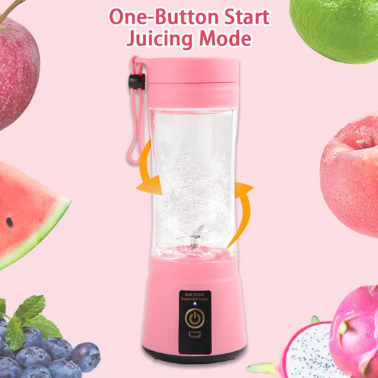 Blend n' Go: Portable USB Fruit Juice Blender