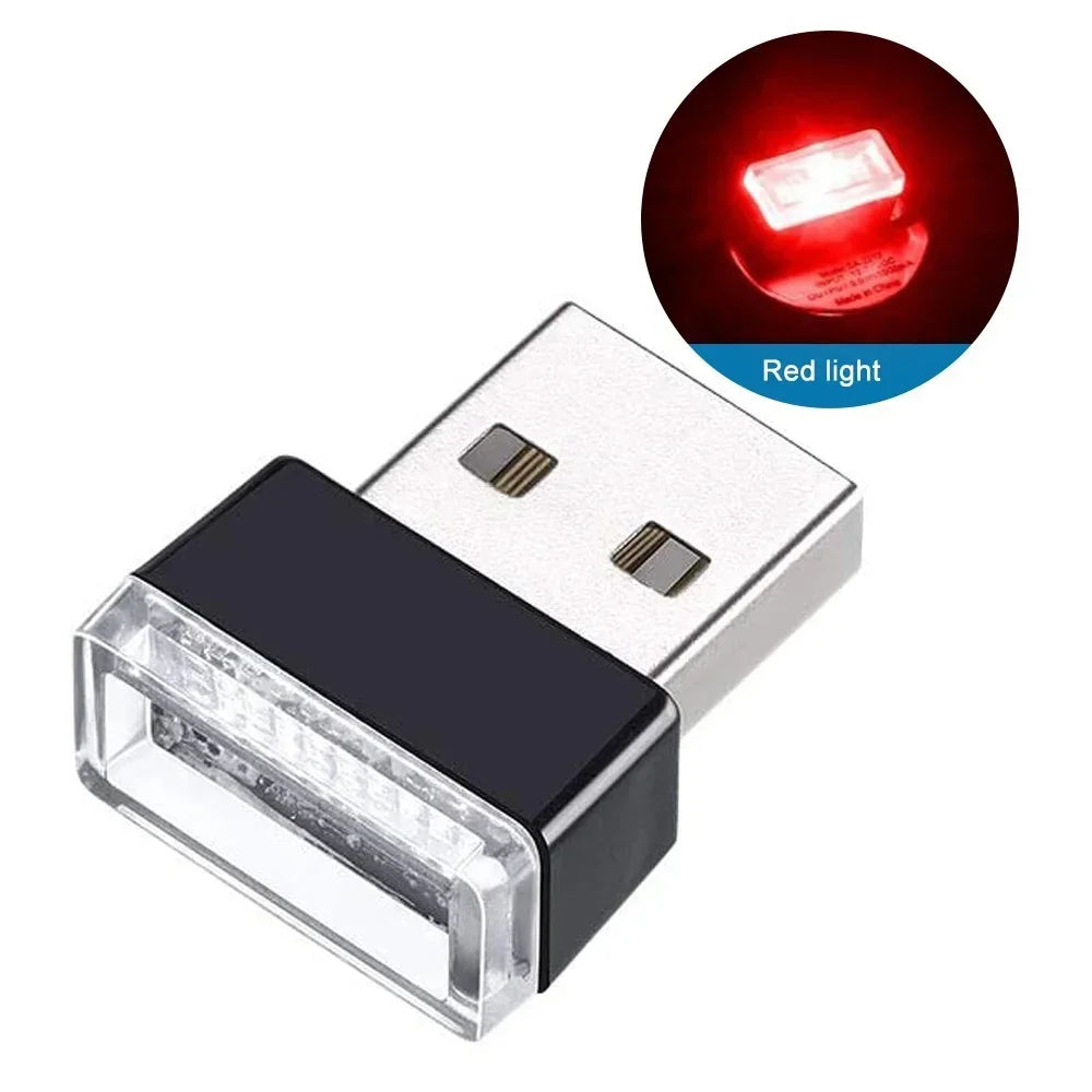 Mini USB LED Car Light – Plug & Play Interior Atmosphere Lamp, Emergency & Decorative USB Auto Lighting by Stonego
