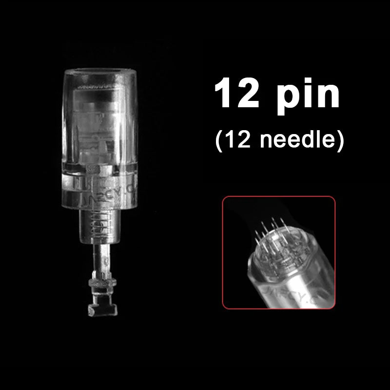 5/10PCS Microblading Bayonet Needles – 1D/1R/3R/5R/5F/Nano Cartridge for PMU Eyebrow, Lip & Eyeliner Tattoo