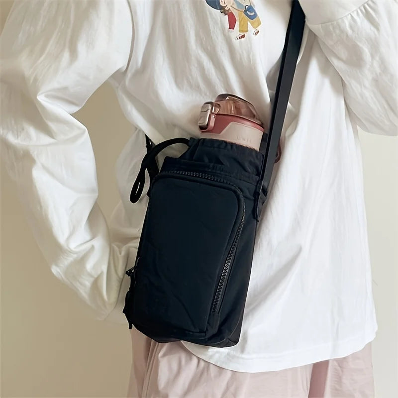 Mobile Phone & Water Bottle Crossbody Bag – Waterproof Shoulder Bag for Yoga, Running, Sports & Outdoor Activities