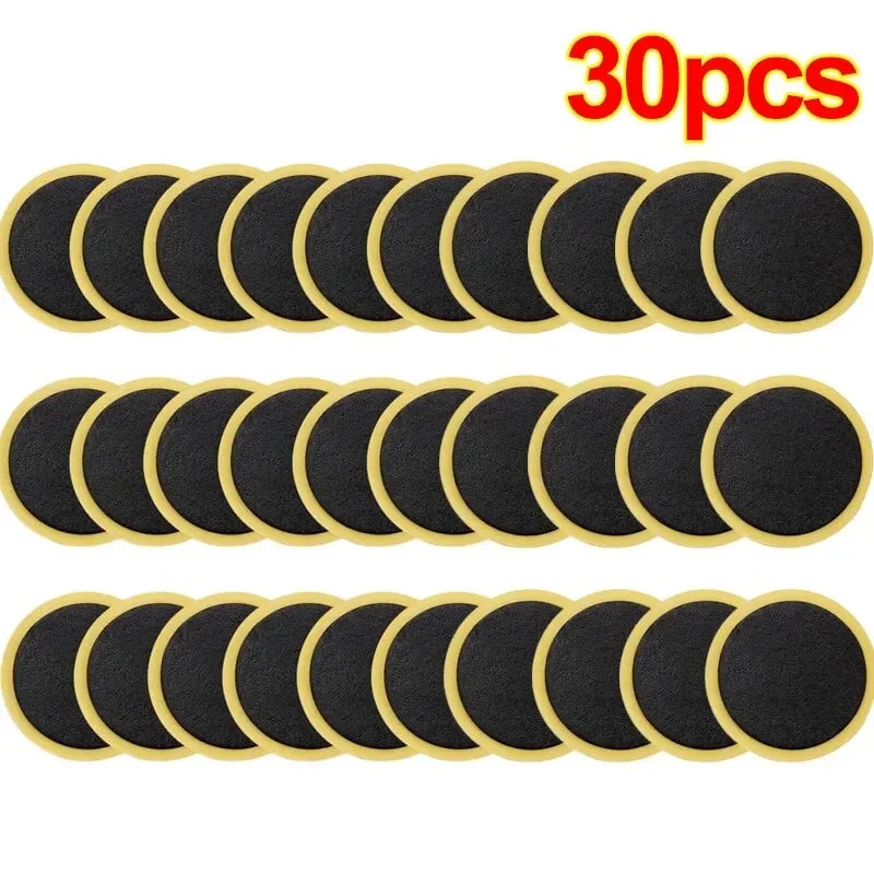 30/20/10PCS Bicycle Glue-Free Tire Patches – Quick Drying Adhesive Repair Tool for Tyre Protection, Bike Accessories