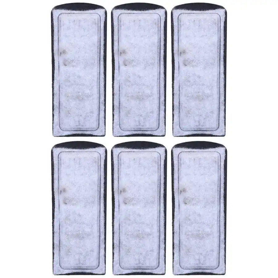6PCS Aquarium Filter Cotton Replacement - Wall-Mounted Carbon Filter Accessory for Fish Tanks