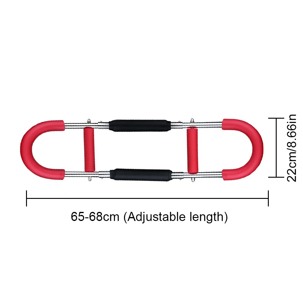 Twister Arm Exerciser — Adjustable Foam Handle Spring Workout Bar for Forearm, Triceps & Chest Training