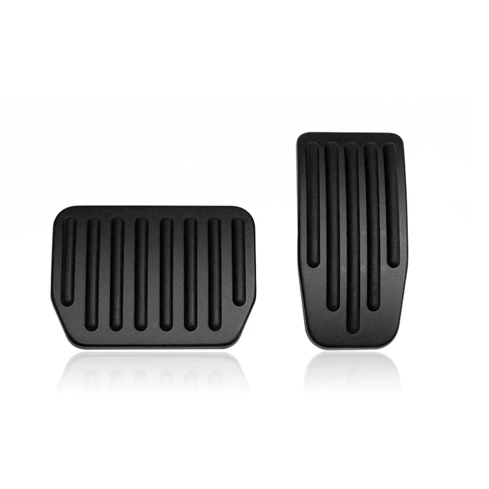 Tesla Model Y/3 Highland Foot Pedal Pads – Non-Slip Aluminum Accelerator, Brake & Rest Performance Covers