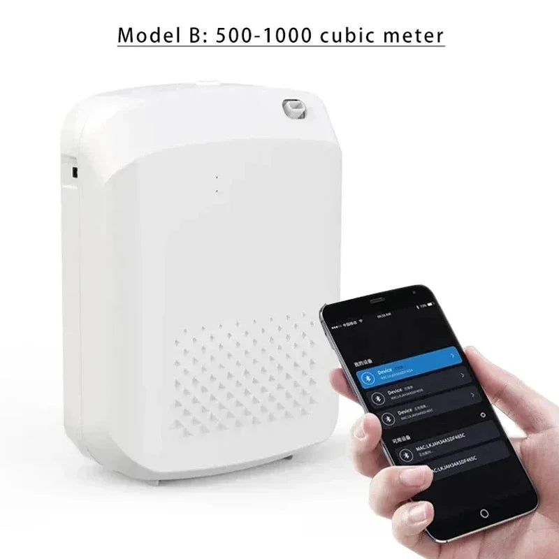 Waterless Fragrance Diffuser – 300ml WIFI-Controlled Air Freshener with Timer | Smell Distributor for Home & Hotel