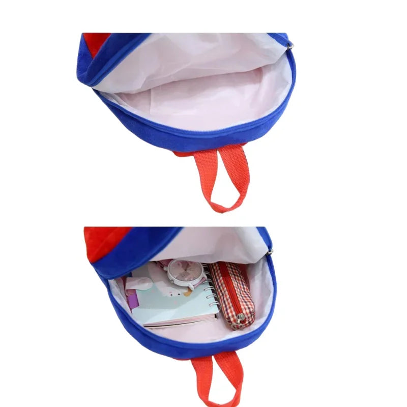 Marvel Series Plush Backpack - Cartoon Anime Fashion, Cute Kindergarten Bag for Children, Ideal Holiday Gift