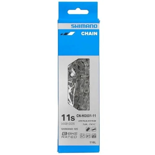 Shimano HG701/HG601/HG901 11-Speed Bike Chain – 116L MTB & Road Bicycle Chain with Missing Link for R7000/5800/M7000