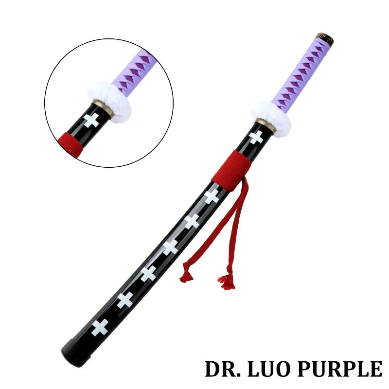 3-Piece Roronoa Zoro Katana Set β Anime Cosplay Toy Swords with Belt & Sword Holder