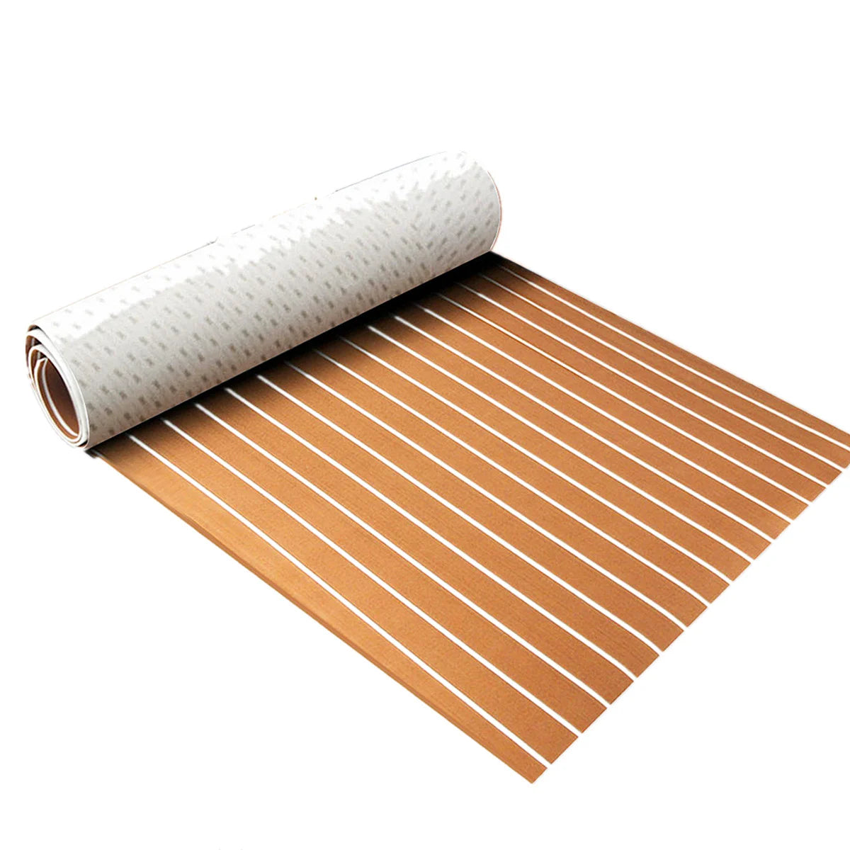 Self-Adhesive EVA Foam Teak Decking – Faux Marine Flooring Boat Floor Mat 600x2400x6mm
