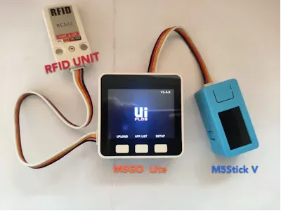 M5Stack Mini RFID Reader/Writer Unit WS1850S - 13.56MHz Frequency, Ideal for Access Control and Check-In Systems