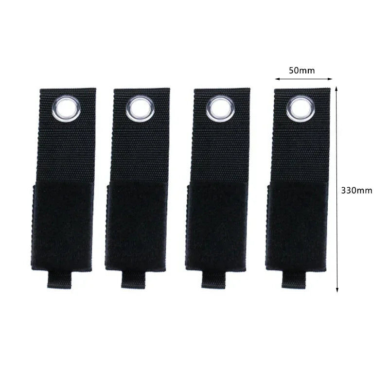 4pcs Heavy-Duty Storage Straps – Reusable Cable, Hose & Extension Cord Organizer for Garage