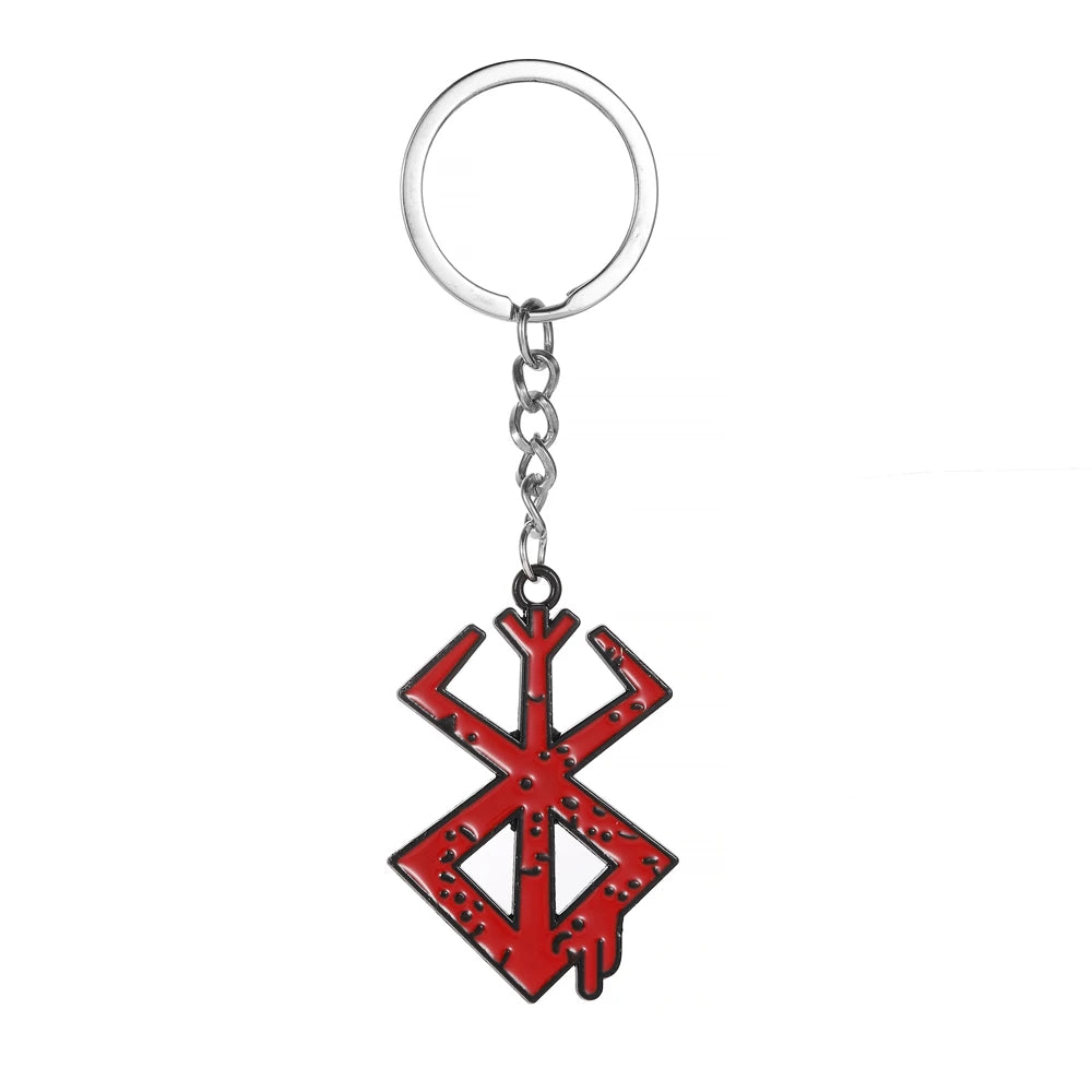 Berserk Anime Logo Necklace – Guts Sword Symbol Pendant, Trendy Cosplay Jewelry Gift & Decoration