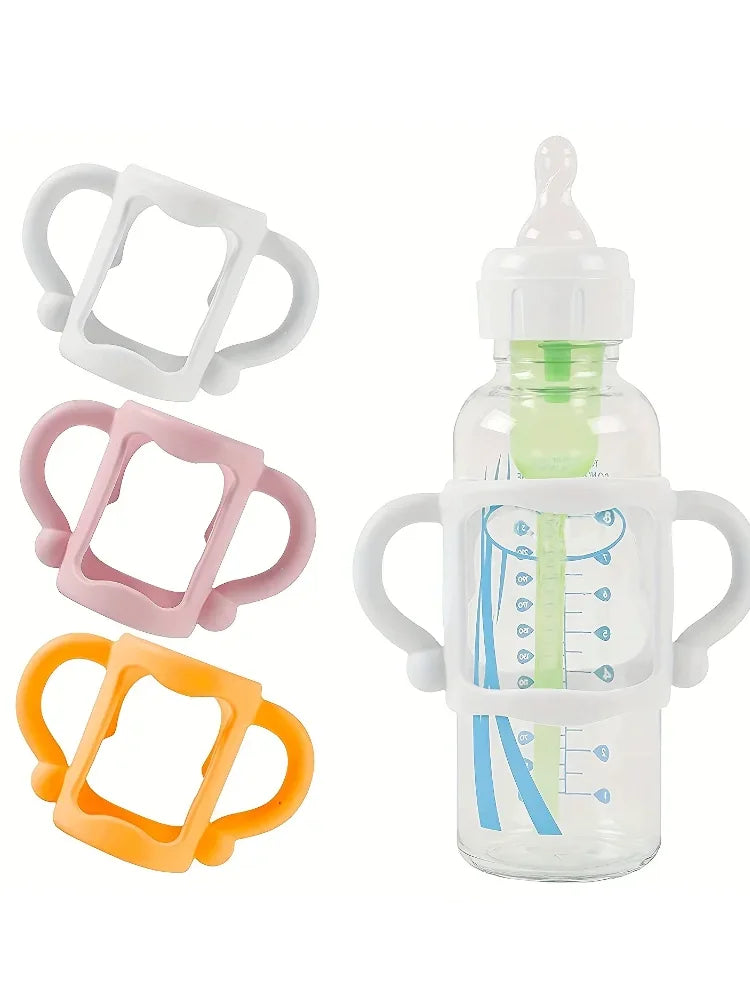 Universal Silicone Bottle Handle for Narrow Baby Bottles – BPA-Free Soft Grip, Fits Most Bottles