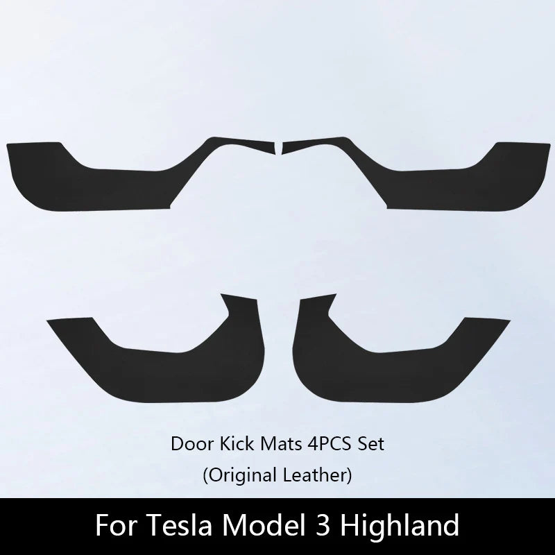 Tesla Model Y/3 2021-2023 Door Anti-Kick Protective Sticker – Soil-Proof & Anti-Scratch Side Door Mat Protector