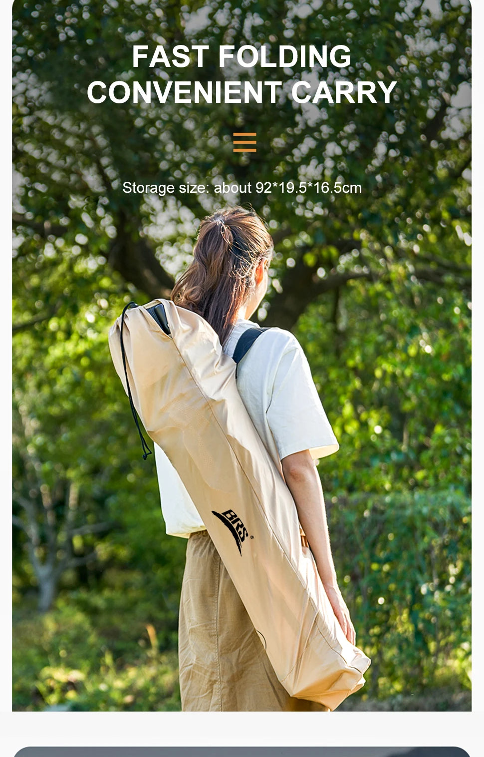 WESTTUNE 2-in-1 Reclining Camping Chair – Lightweight Folding Lounge Chair with Adjustable Backrest & Footrest for Beach