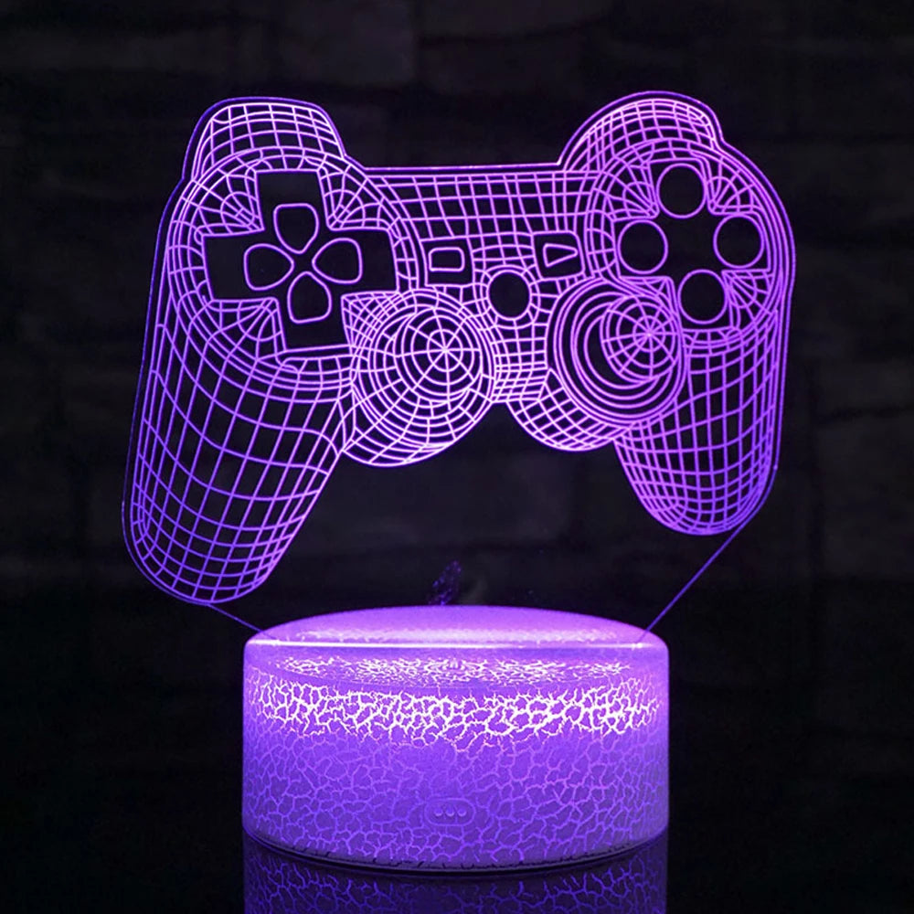 16-Color 3D Teddy Bear Night Light – LED Color-Changing Lamp for Kids & Gifts