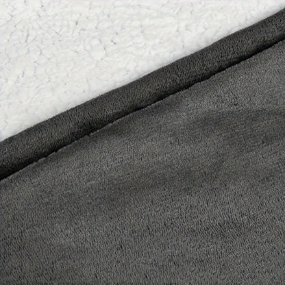 Cozy Oversized Hoodie Blanket - Ultra Soft Sherpa Fleece, Reversible Wearable Sweatshirt with Kangaroo Pocket, Machine Washable