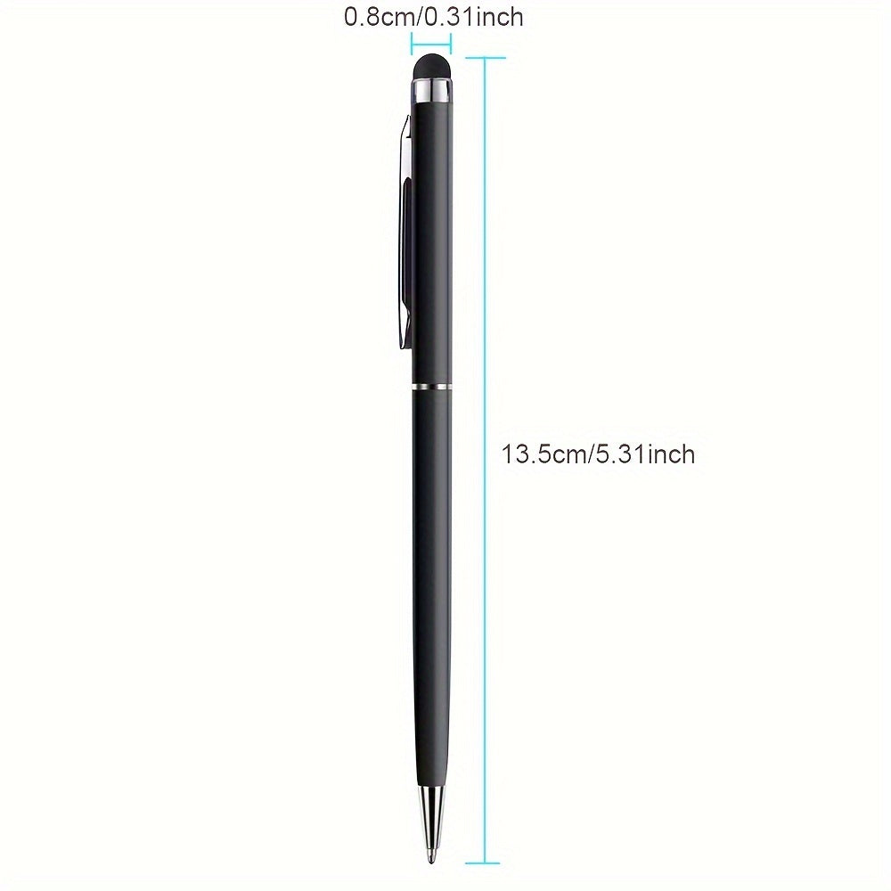 10pcs Universal 2 in 1 Stylus Pen - Touch Pen for iOS, Android, Drawing, Capacitive Pencil for iPad, Samsung, Xiaomi Smartphones