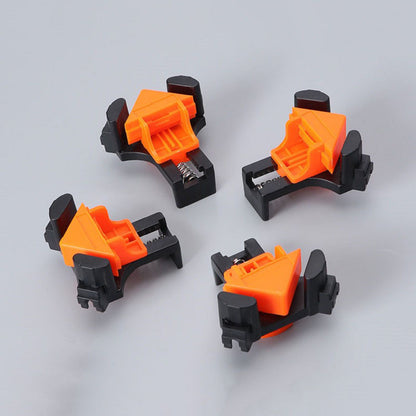 4pcs Woodworking Right Angle Clamps – Ideal for Picture Frames, Fish Containers, and More