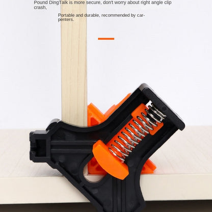 4pcs Woodworking Right Angle Clamps – Ideal for Picture Frames, Fish Containers, and More
