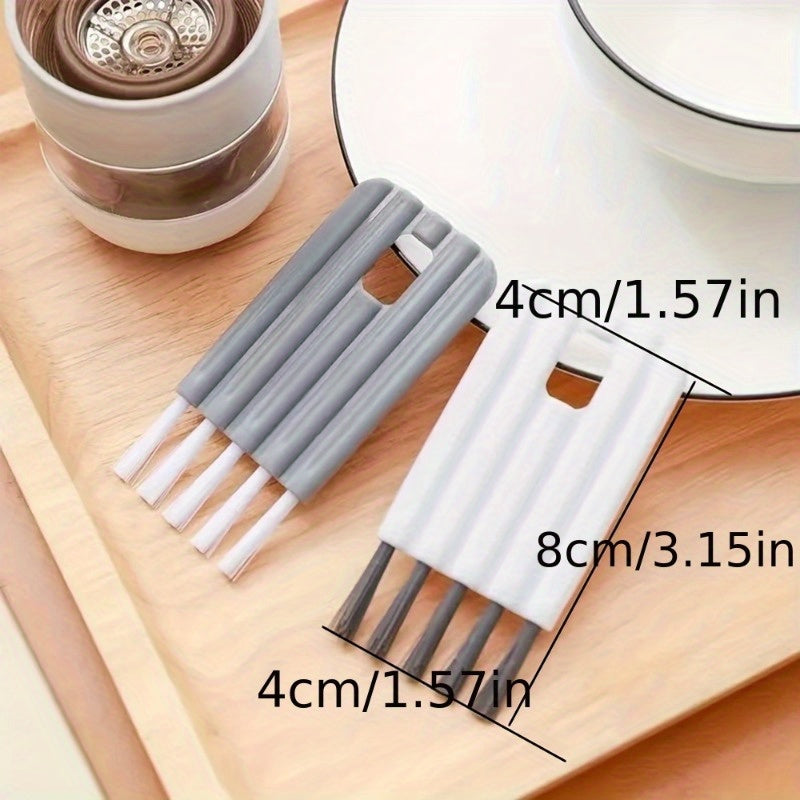 1pc Essential Computer Cleaning Kit - Soft Bristle Brush, Precision Corner Duster, Keycap Cleaner for Dust Removal and Sanitizing